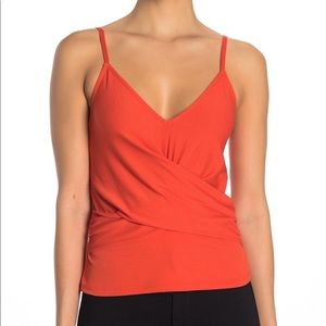NWT!! Free Press Ruched Surplice Neck Cami